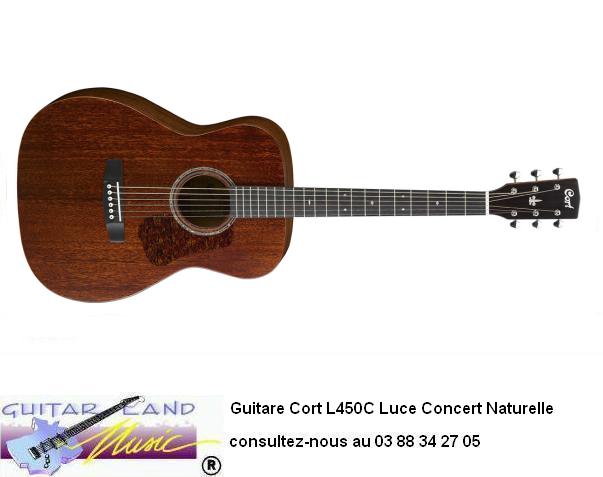 Guitare Cort L450C Luce Concert Naturel